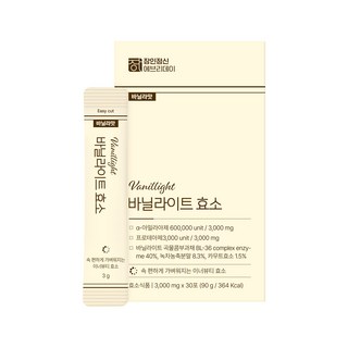 장인정신 에브리데이 바닐라이트 효소, 3박스, 30회분