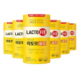 락토핏 생유산균 골드 프로바이오틱스 아연, 2g, 300개