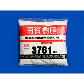 【五金大王】含稅 台灣製 南寶 白膠#3761，南寶樹脂 南寶強力膠 接著劑 水性白膠 木用白膠, 1個, 3KG