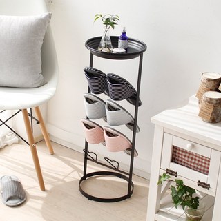 (무료배송) 디몬 선반 실내화 걸이 (4) - 4color, 브라운, 1개