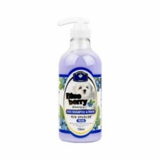 벨버드 블루베리 반려견 샴푸 & 린스 겸용, 750ml, 1개