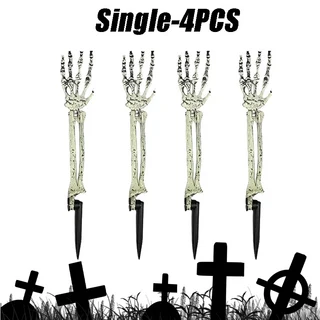 할로윈 해골 팔 장식 잔디 묘지 현실적인 손 야외 파티 스테이크