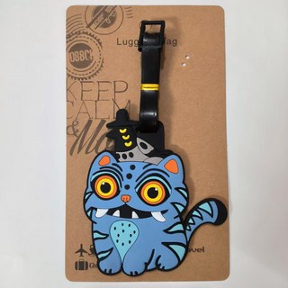 K-POP獵魔女團老虎創意行李牌旅行用品行李箱包託運識別吊牌掛件, 1個, 3