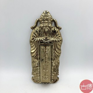 古德 門神像門神管 合金製香插 門神管 門神像, 1個, 紅色