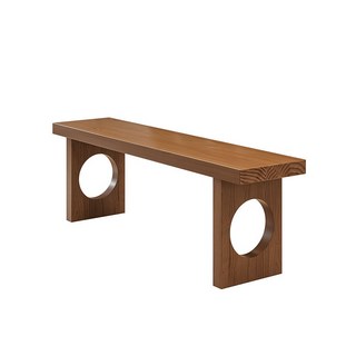 實木辦公桌 實木桌 全實木客廳書桌 大桌面工作台 學生家用原木雙人長條學習桌 儲物收納, 1.4米長凳*2【3人暢坐】