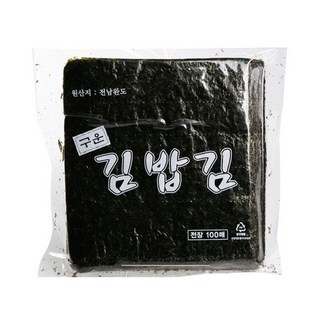 [바다명가]완도명가 구운김밥김 100장, 1개, 단품, 240g