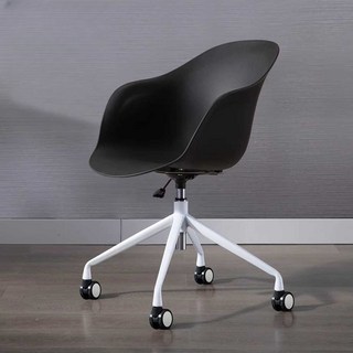 보컨셉 카페 식탁의자 라운지 스터디 보컨셉 의자, 연두색 쉘 흰색 바퀴, 1개