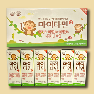 마이타민 마이타민업 어린이멀티비타민 20gx60포, 1.2kg, 1박스