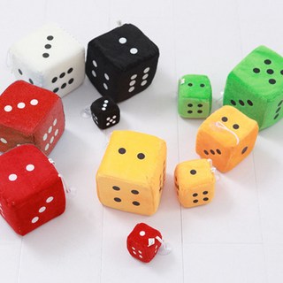 AN 스펀지 주사위 보드게임 놀이 장식 말랑 큐브 10cm, 옐로우, 1개