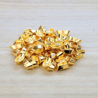 【昱晶閣】迷你合金小元寶 招財金元寶銀元寶 聚寶蛋辦公桌/收銀機/櫃台/聚寶盆藝品擺飾 風水物件, 中 - 金元寶 (1顆)