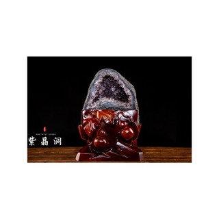 天然紫水晶洞 聚寶盆 開運化煞鎮宅 AG001, 1個