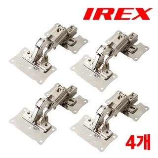 [철물인] 장롱경첩 IREX 165도 아웃도어+보강판, 4개