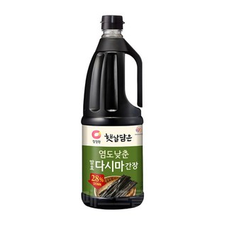청정원 햇살담은 염도낮춘 발효다시마간장 1.7L, 1개