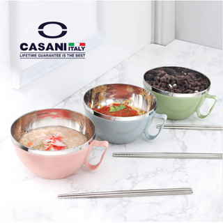 까사니 파스타볼 세트 (파스타볼 3P+진공젓가락 3쌍), 단품, 1개