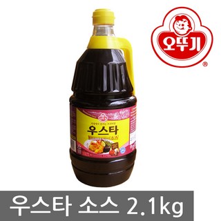 오뚜기 대용량 우스타 소스 2.1kg x 6개