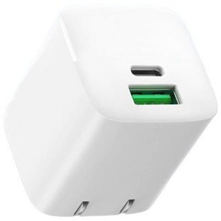 SSS 台灣現貨 20W PD快充充電頭 豆腐頭 保固6個月 安卓 USB Type-C充電器, 白色, 1個