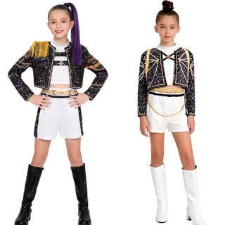 아르웨이 케이팝데몬헌터스 블랙 코스프레 미라 루미 무대의상