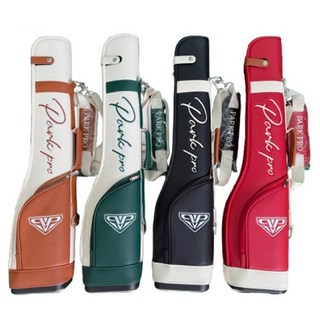파크프로 파크골프전용 스탠드 더블백 클럽케이스, 화이트 브라운, 화이트브라운