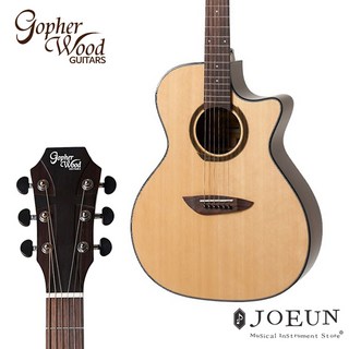 [완벽풀패키지] 고퍼우드 어쿠스틱기타 G330C 컷어웨이 GA바디 탑솔리드, 단품, 1개