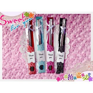 不鏽鋼筷子 喜筷 婚禮小物 姊妹禮 伴娘禮 活動禮 送客禮 二次進場 來店禮, 1個, 桃紅