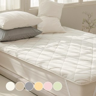 보넬라 먼지없는 알러지케어 침대패드 고정밴드, 아이보리