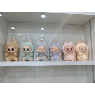 可愛兔子造型玩偶，多款顏色可選，毛茸茸觸感柔軟，迷你療癒系裝飾擺件, 一套