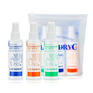 런드리씨 얼룩제거제 3종세트, 3개, 80ml