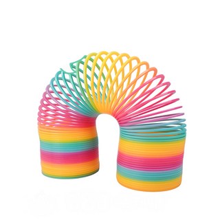 888玩具 888便利購 大彩虹彈簧圈(12.5x30) 經典懷舊玩具, 1個, 如照片所拍