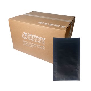 드립키퍼 미트 드립 핏물 흡수 패드 1015 검정 4800매 파우치포장, 1개