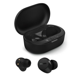필립스 와이어리스 중저음 부스트 5.3 블루투스 이어폰, TAT1209, 블랙