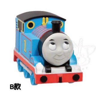 Qualia 轉蛋 扭蛋 鬼臉湯瑪士小火車P2 湯瑪士 小火車 鬼臉 公仔 全5款, 1個, B款/微笑看上方款1J310