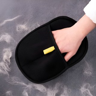 생활해랑 강아지 고양이 털제거 장갑, 1개, 블랙