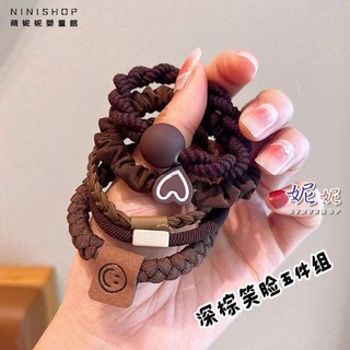 微笑髮圈 韓版髮飾 - 髮圈/髮束/蝴蝶結/髮繩