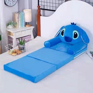 兒童折疊沙發床 幼兒園午休小沙發 寶寶座椅 可拆洗, 1個, 史迪三層全長115厘米*50厘米寬