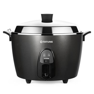TATUNG 大同15人份不鏽鋼保溫按鍵電鍋-晶鑽灰 TAC-15T-NIG