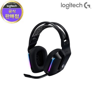 로지텍 G733 무선 게이밍 헤드셋, 블랙, A00125