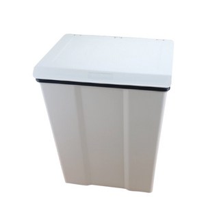 樹德大嘴鳥收納筒28L回收分類垃圾桶RB-28L 居家垃圾好幫手 廚房客廳臥室皆適用, 白身黑框-1入