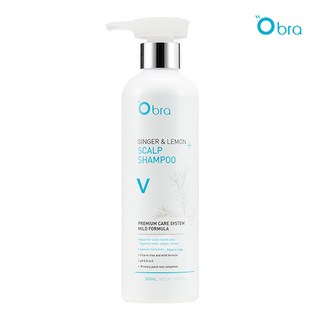 오브라 진저 앤 레몬 샴푸 볼륨 500ml 두피샴푸 탈모기능성샴푸 쿨링샴푸, 1개