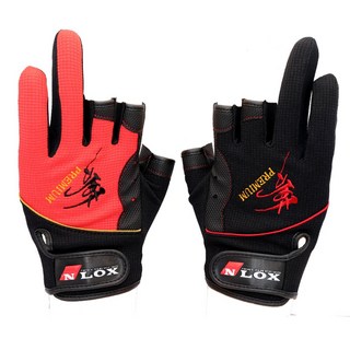 시마노 GL-183P 넥서스 방풍 피트 마그넷 글로브3 낚시장갑, 레드, 1개