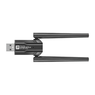 AX900 BT5.4 WiFi USB 雙頻無線網卡，5dBi高增益天線，藍牙5.4，免驅動, 1個, AX900+BT5.4