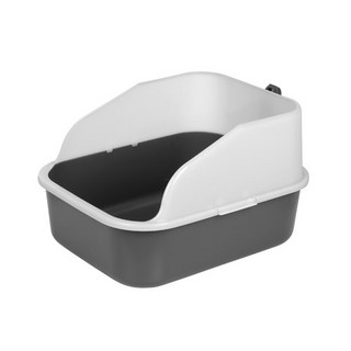라온 프리미엄 고양이 화장실, 그레이, 1개