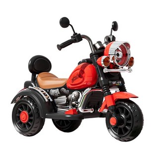 商檢合格兒童摩托車充電遙控車，仿真摩托車，強勁動力超長續航，穩固安全防側翻，酷炫造型可坐人童車, 車身款式【無電機無輪胎】, 1個
