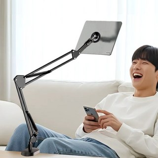 캐시풀 맥세이프 침대 핸드폰 태블릿 거치대, 블랙