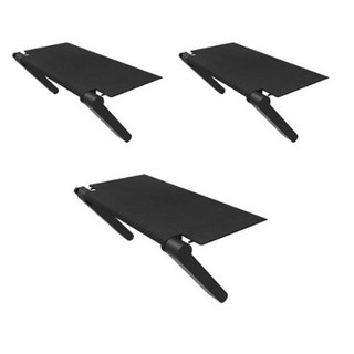 엘디엘마운트 티비 셋탑박스 공유기 다용도 거치대 APL-S330P, 블랙, 3개