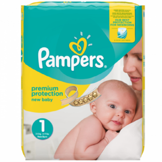 없음 PAMPERS 뉴 베이비 1 기저귀 2.5kg 22St, 1단계, 1매