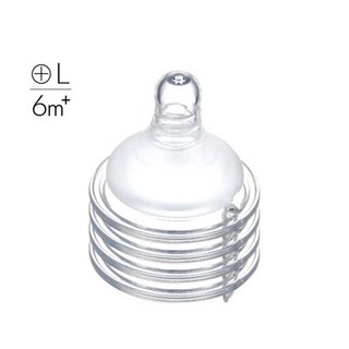 simba小獅王辛巴 超柔防脹氣寬口十字/圓孔奶嘴-4入, 1個, 4入寬口十字 L