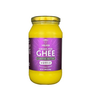 (뉴질랜드) 밀키오 목초사육 방탄커피 기버터 Ghee 454g, 500ml, 1개