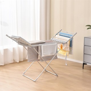 EVIA折疊電熱乾衣架 衣物烘乾衣架 晾衣架 室內曬衣架 乾衣機 烘衣機 台灣保固, 一體款~打開即用