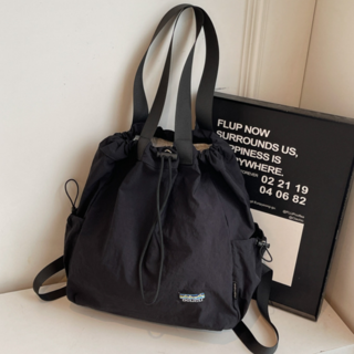 오우하하 여성 스트링 백팩 캐쥬얼 가방