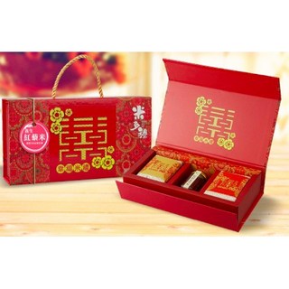 公主的夢中婚禮工作室 幸福囍米禮盒 沐浴禮盒/喝茶禮/結婚用品/吃茶禮/年節送禮/婚禮小物, 1個